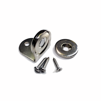 3/4 Angle Mount Magnet, Cup and Strike Plate