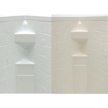 Revêtement Mural de douche avec Finition en ardoise Neo Angle